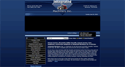 Desktop Screenshot of integrated-machinery.com